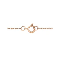 10K Rose Gold Diamond-Accent Leaf Necklace