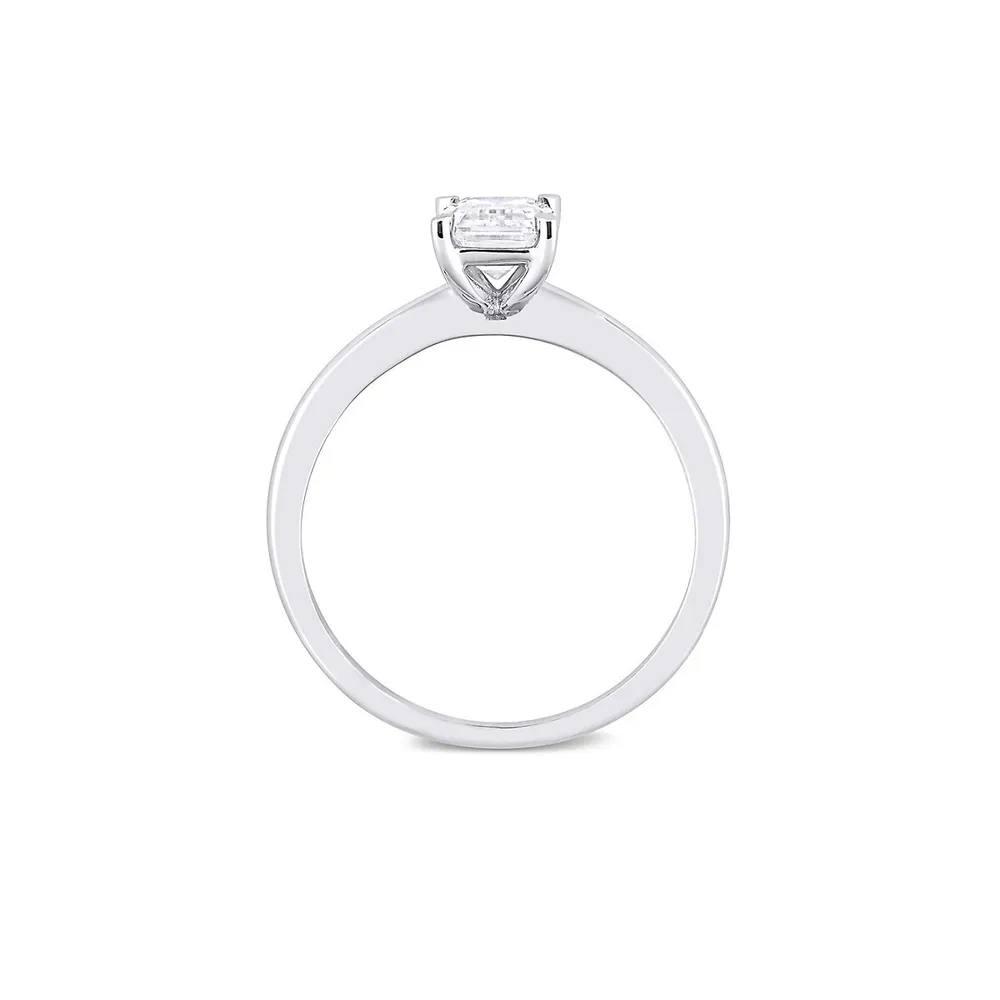 Sterling Silver Solitaire Ring