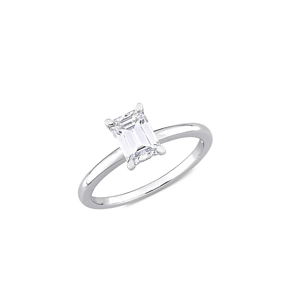 Sterling Silver Solitaire Ring