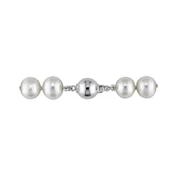 Freshwater 9-10mm Pearl and Sterling Silver Necklace