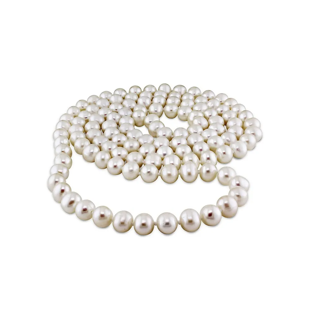 7.5-8mm Freshwater Pearl Endless Necklace