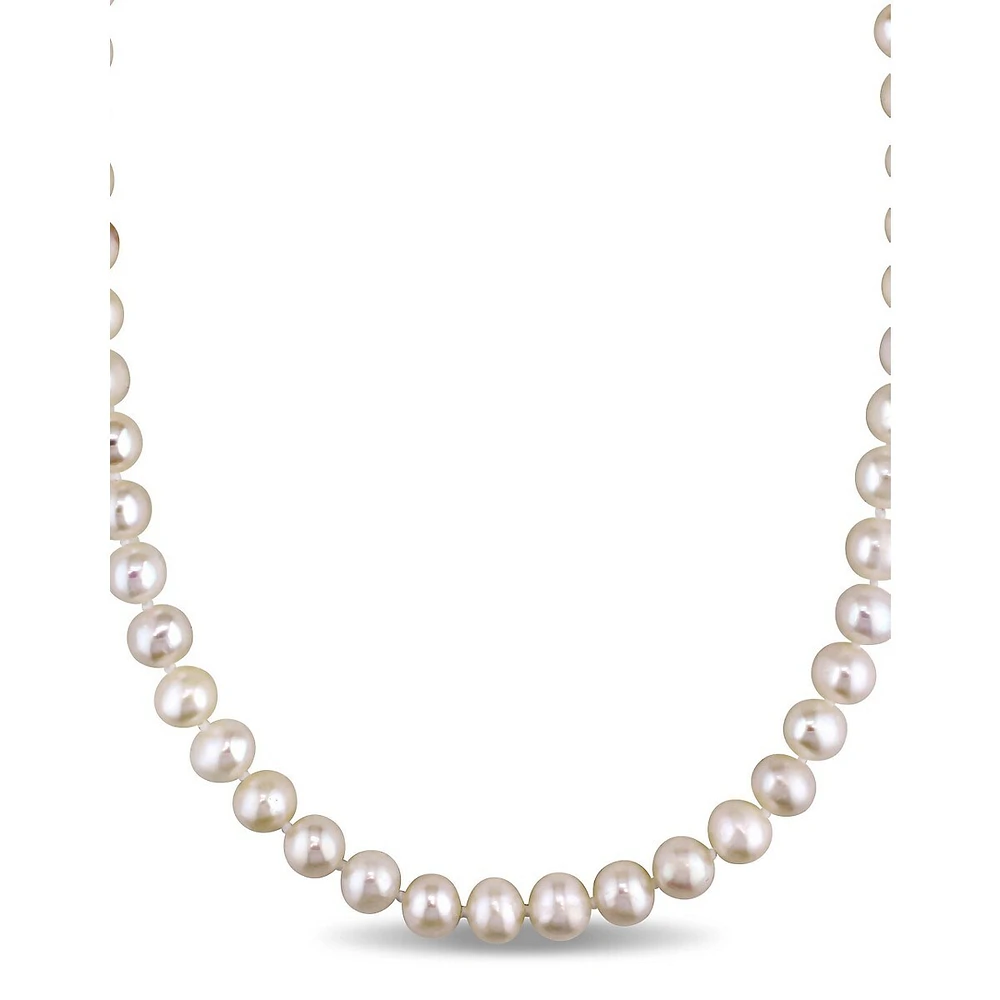 7.5-8mm Freshwater Pearl Endless Necklace