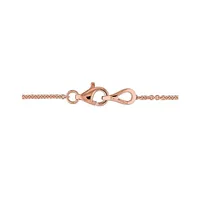 14K Rose Gold and 0.33 CT. T.W. Diamond Floral Necklace