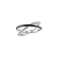 0.05 CT. T.W. Diamond Crisscross Ring