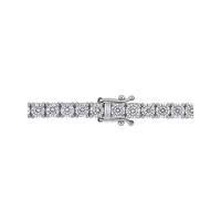 14K White Gold & 7.2 CT. D.E. W. Created Moissanite Tennis Bracelet