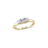 10K Yellow Gold Engagement Ring