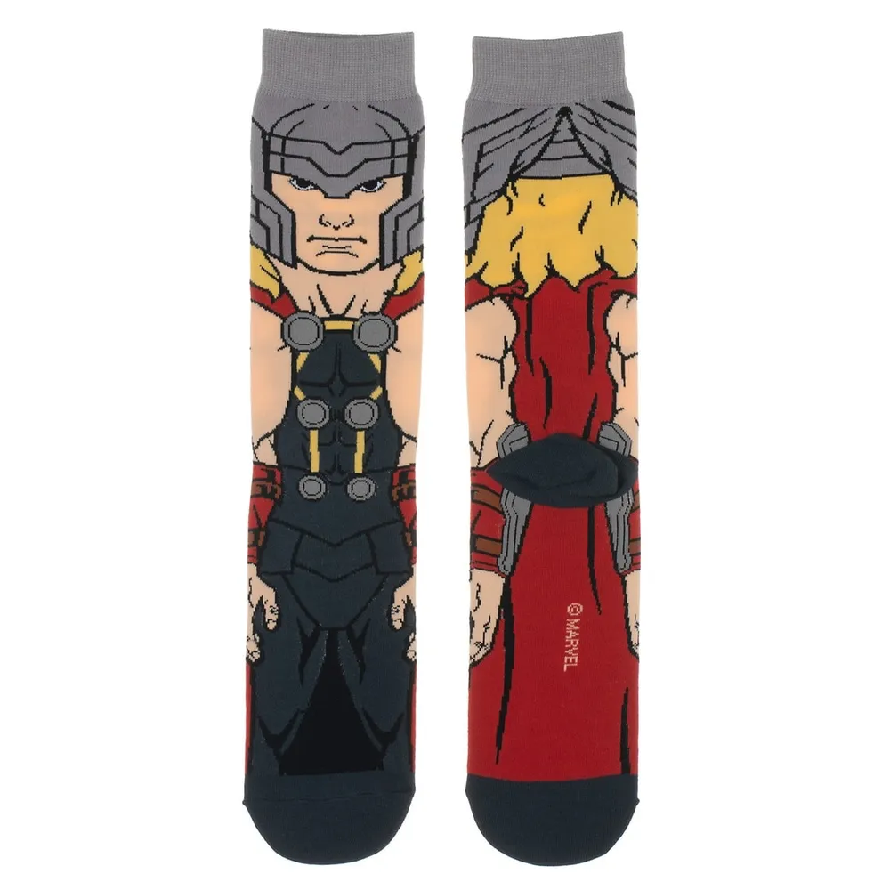 Bioworld Marvel Thor Costume Animigos Crew Socks