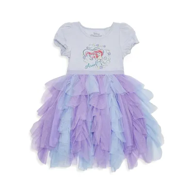 Little Girl's Disney Sheshell Ariel Dress