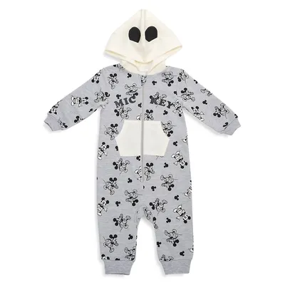 Baby's Real Mickey Hooded Coverall
