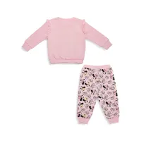 Baby's Disney Outlines Minnie 2-Piece Fleece Set