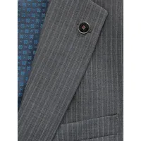 Jake Slim-Fit Tonal-Stripe Wool Suit