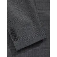 Jake Super 100s Wool Glen Plaid Suit