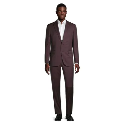 Jake Modern-Fit Super 100s Wool Suit