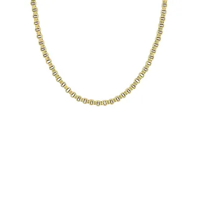 14K Yellow Gold Link Chain Necklace