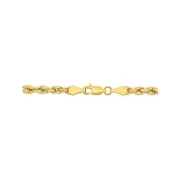 14K Yellow Gold Rope Chain Necklace