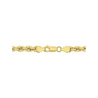 14K Yellow Gold Rope Chain Necklace