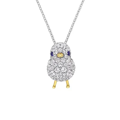 18K Yellow Goldplated Sterling Silver Chick Necklace