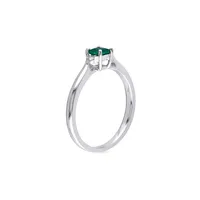 ​Sterling Silver & 0.04 CT. T.W. Diamond Ring