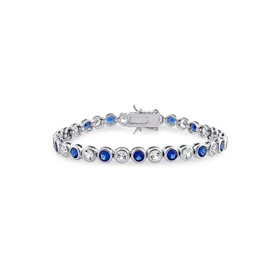 Sterling Silver Tennis Bracelet