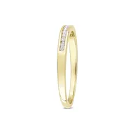 10K Yellow Gold & 0.12 CT.T.W. Diamond Ring