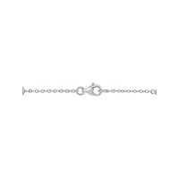 Sterling Silver & Cubic Zirconia 2 CT. T.W. Station Bracelet