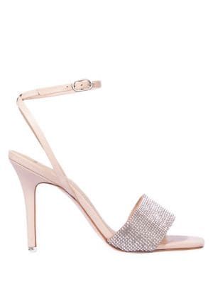 A La Mer Marisa Strappy Crystal Embellished Heeled Sandals