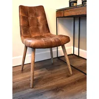 Notting Hill Mackenzie Leather Dining Chair Set