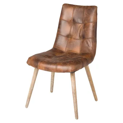 Notting Hill Mackenzie Leather Dining Chair Set