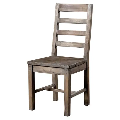 PGT 2-Piece Pinewood Dining Chair Set