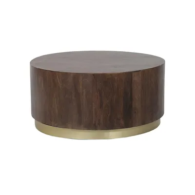 Function Form Mango Wood & Metal Coffee Table