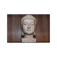 Patio Buddha Head Figure