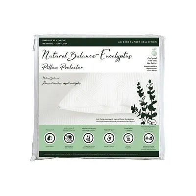 2-Piece Eucalyptus Pillow Protector Set