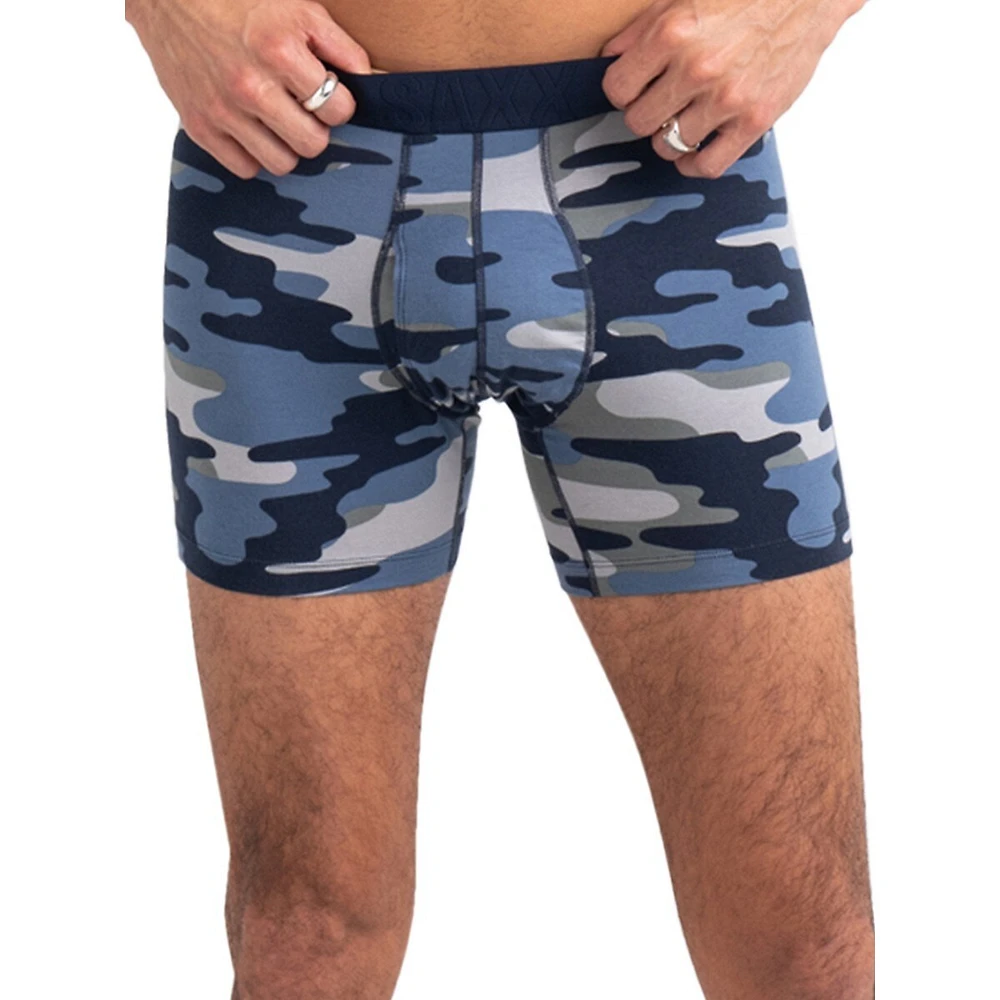 Caleçon boxeur ajusté en coton à motif camouflage DropTemp Cooling Cotton