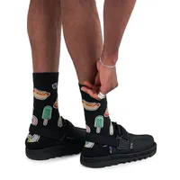 Whole Package Patterned Crew Socks