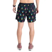 Go Coastal 2N1 Pineapple Flip Volley Swim Shorts