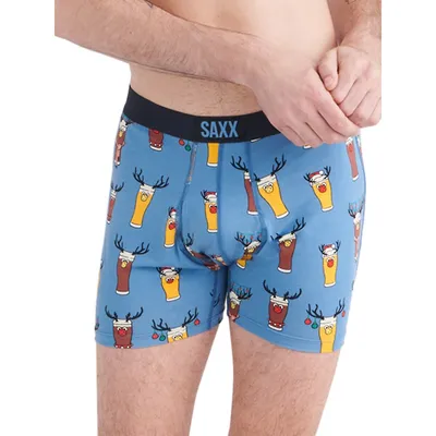 Ultra Super Soft Brewdolph-Print Relaxed-Fit Boxer Briefs