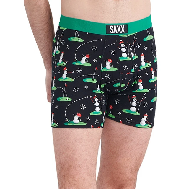 SAXX Underwear Men's Ultra Super Soft Boxer Tropical Lens-Print Briefs