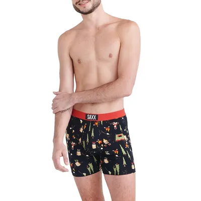 Ultra Super Soft Let's Get It Relaxed-Fit Boxer Briefs