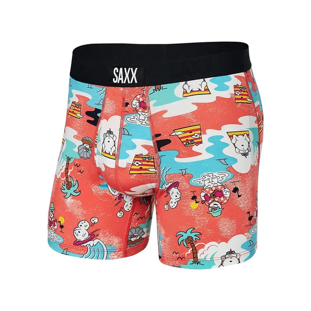 SAXX Underwear ​Men's Ultra Super Soft Boxer Ho Holes-Print Briefs