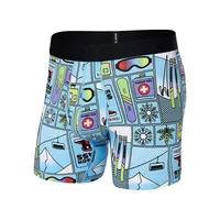 DropTemp Cooling Cotton Season Pass-Print Slim-Fit Boxer Briefs