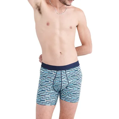 DropTemp Cooling Cotton Zig Zag Slim-Fit Boxer Briefs