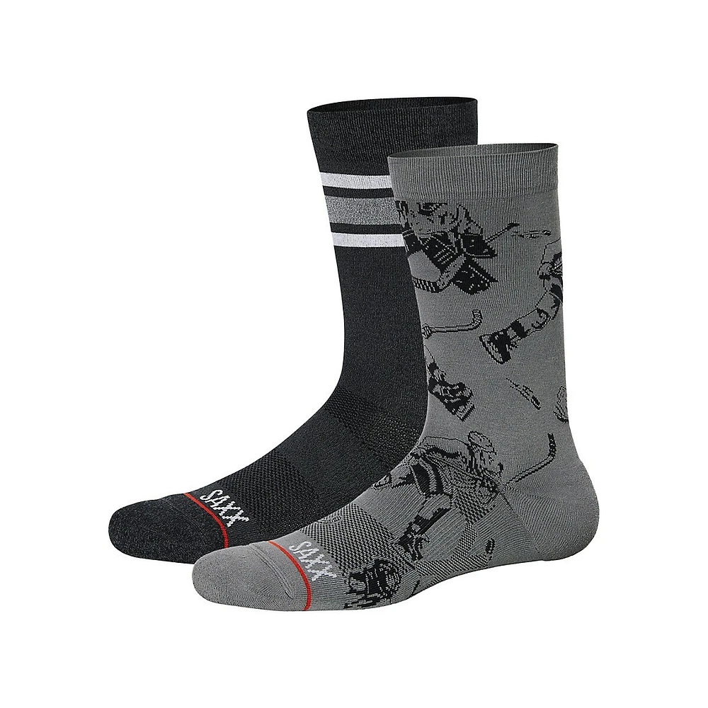 Women's 2-Pair Whole Package Crew Socks