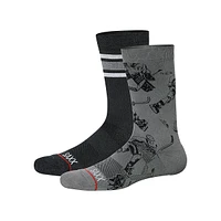 Women's 2-Pair Whole Package Crew Socks