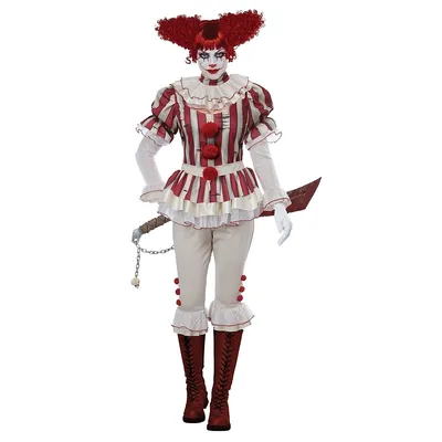 Sadistic Clown Womens Costume