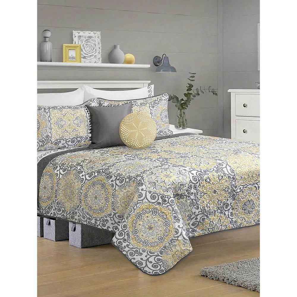 Jenson 300-Thread Count 3-Piece Quilt Set