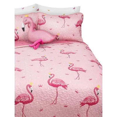 Flamingo 3-Piece Quilt Set