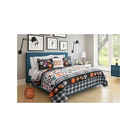 Kid's All Star Blue 3-Piece Quilt Set