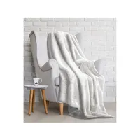 Soft Frosted Eggshell Throw