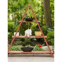 Wooden Ladder Plant Stand
