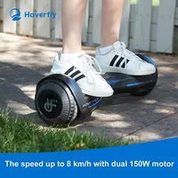 Hoverfly Flash Hoverboard, Led 6.5" Wheels Self Balancing Scooter With Dual 150w Motor Up To 8km/h For 44-88lbs Kids